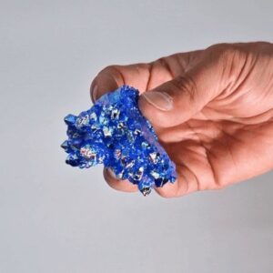 Med Enhanced Quartz - Aura Aqua Halo Quartz (approx 100-150gm 7-10cm)