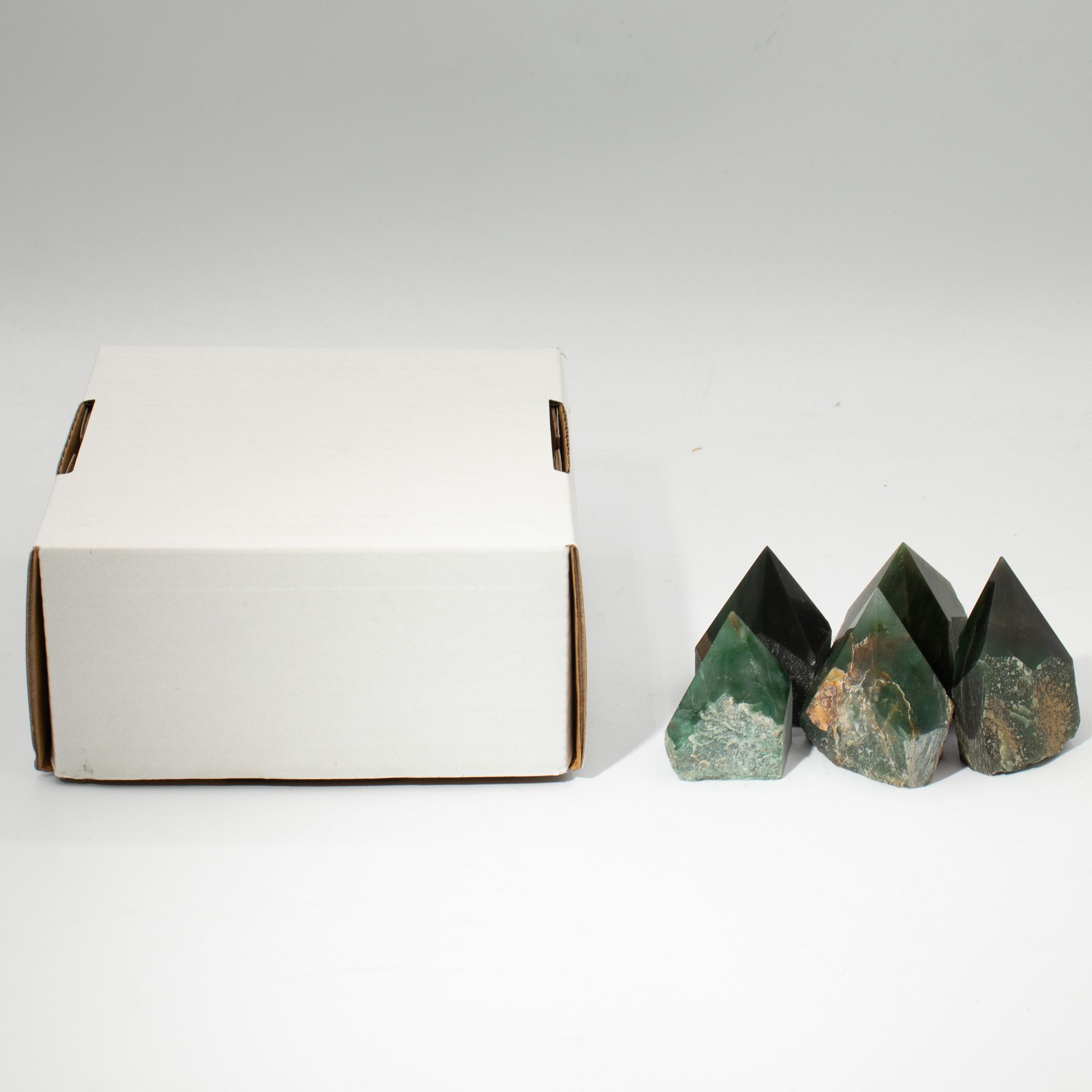 Gemstone Top Polished Points - Green Aventurine (approx 5-6 pieces) - Image 4