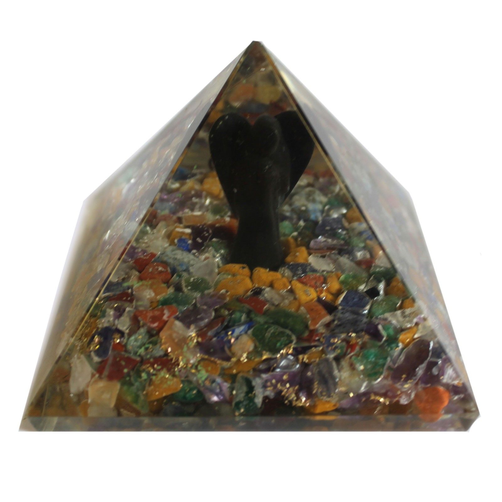 Lrg Orgonite Pyramid 70mm - Angel - Image 8