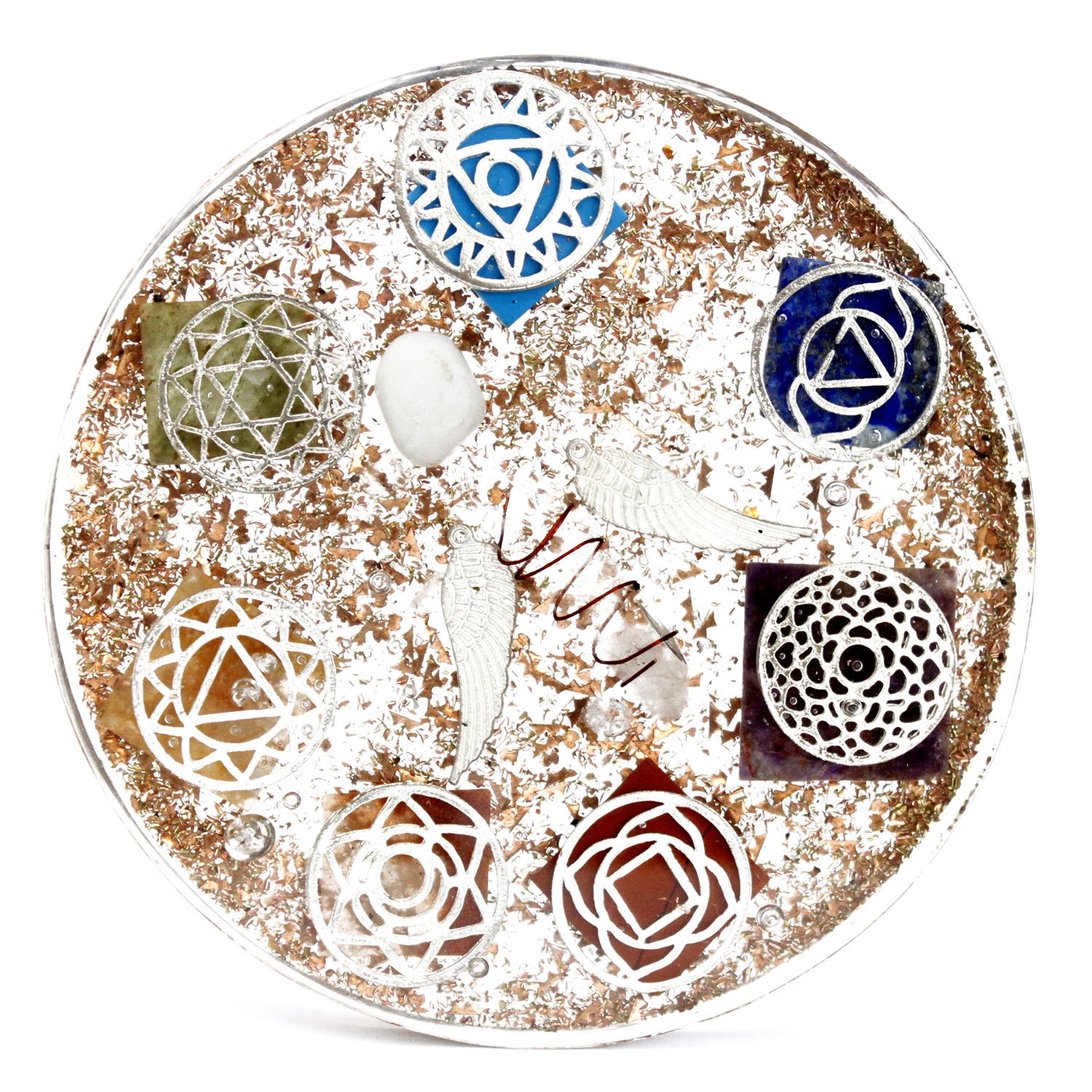 Orgonite Desk Power Packs - Angel Chakra - Lrg - Image 4