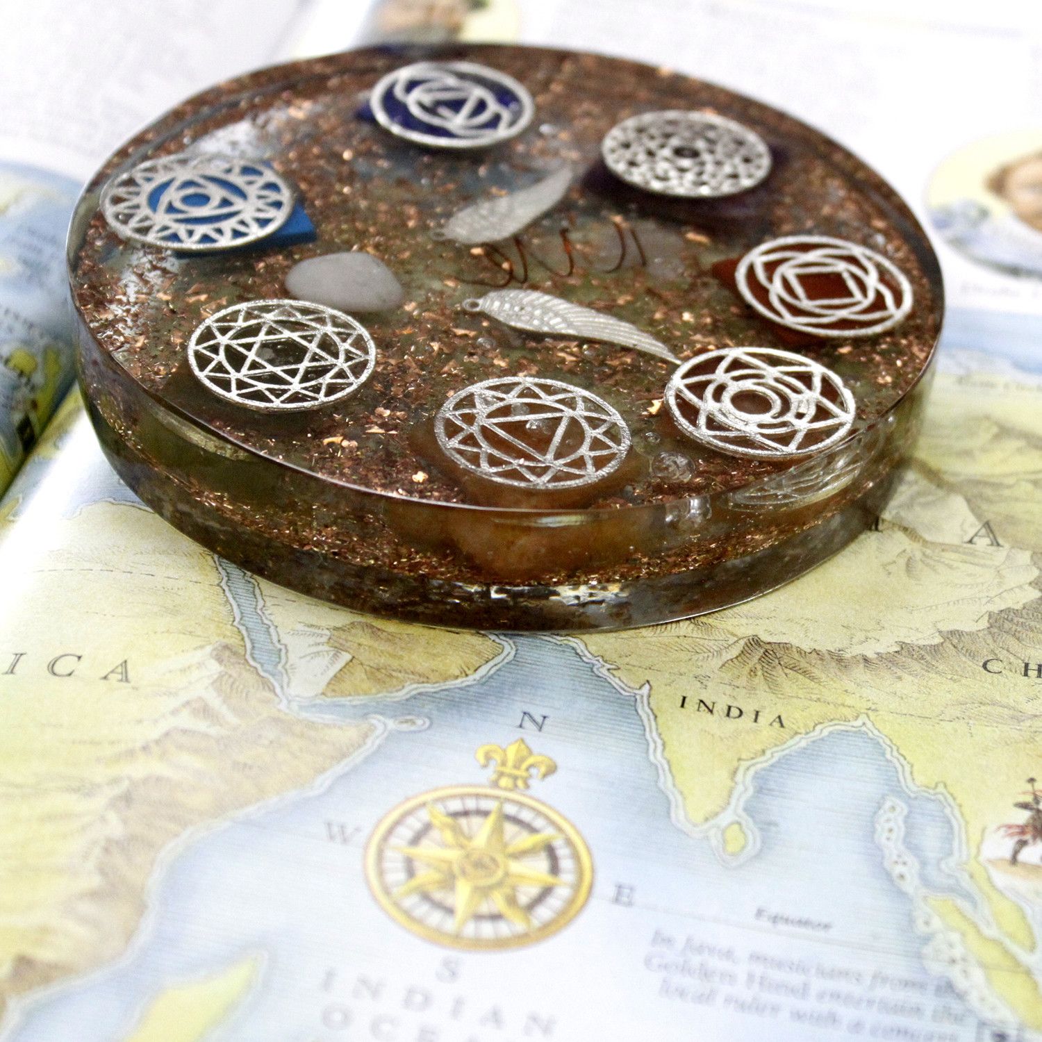 Orgonite Desk Power Packs - Angel Chakra - Lrg - Image 3