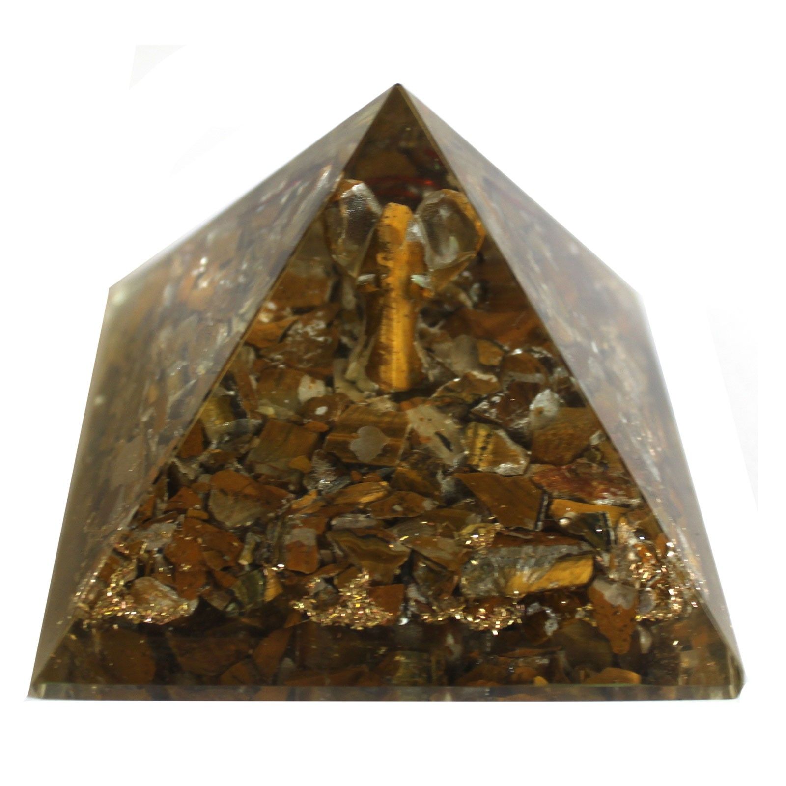 Lrg Orgonite Pyramid 70mm - Angel - Image 2
