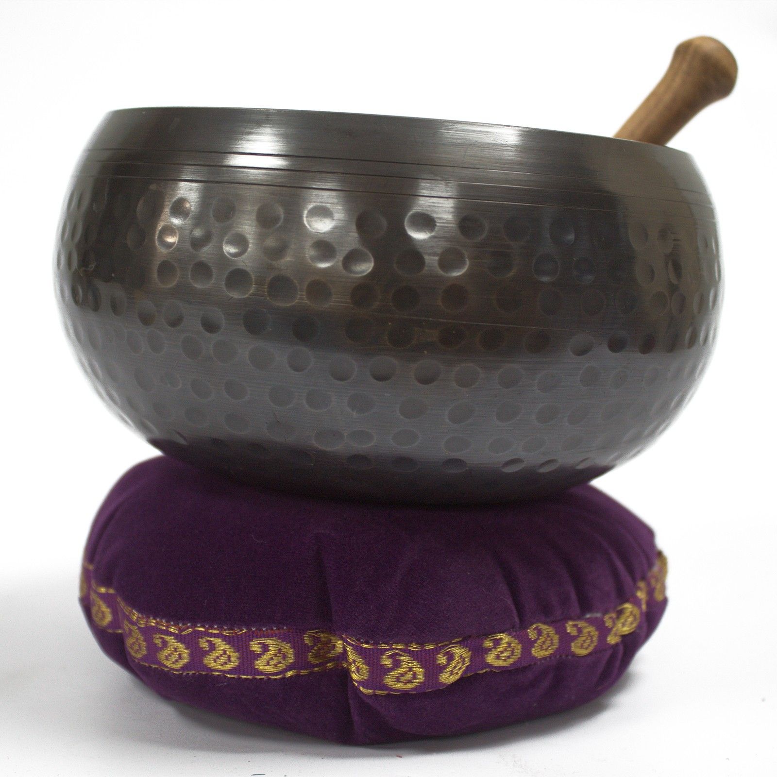 Singing Bowl Velvet Cushion - 16cm - Image 10