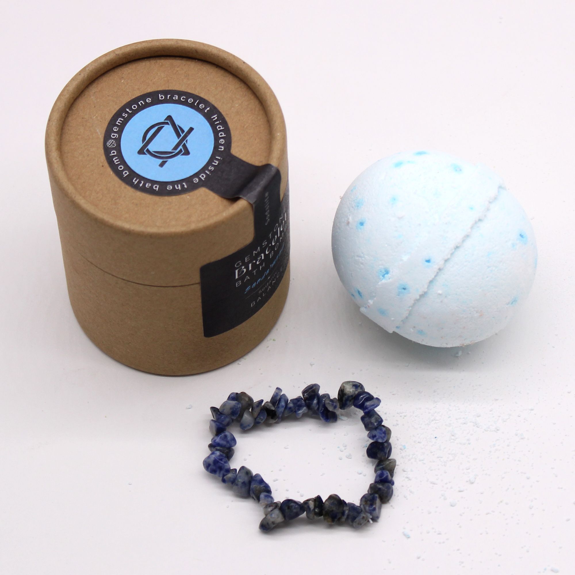 Sodalite Gem Bracelet Bath Bomb - Image 8