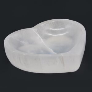 Selenite Heart Bowl - 15cm