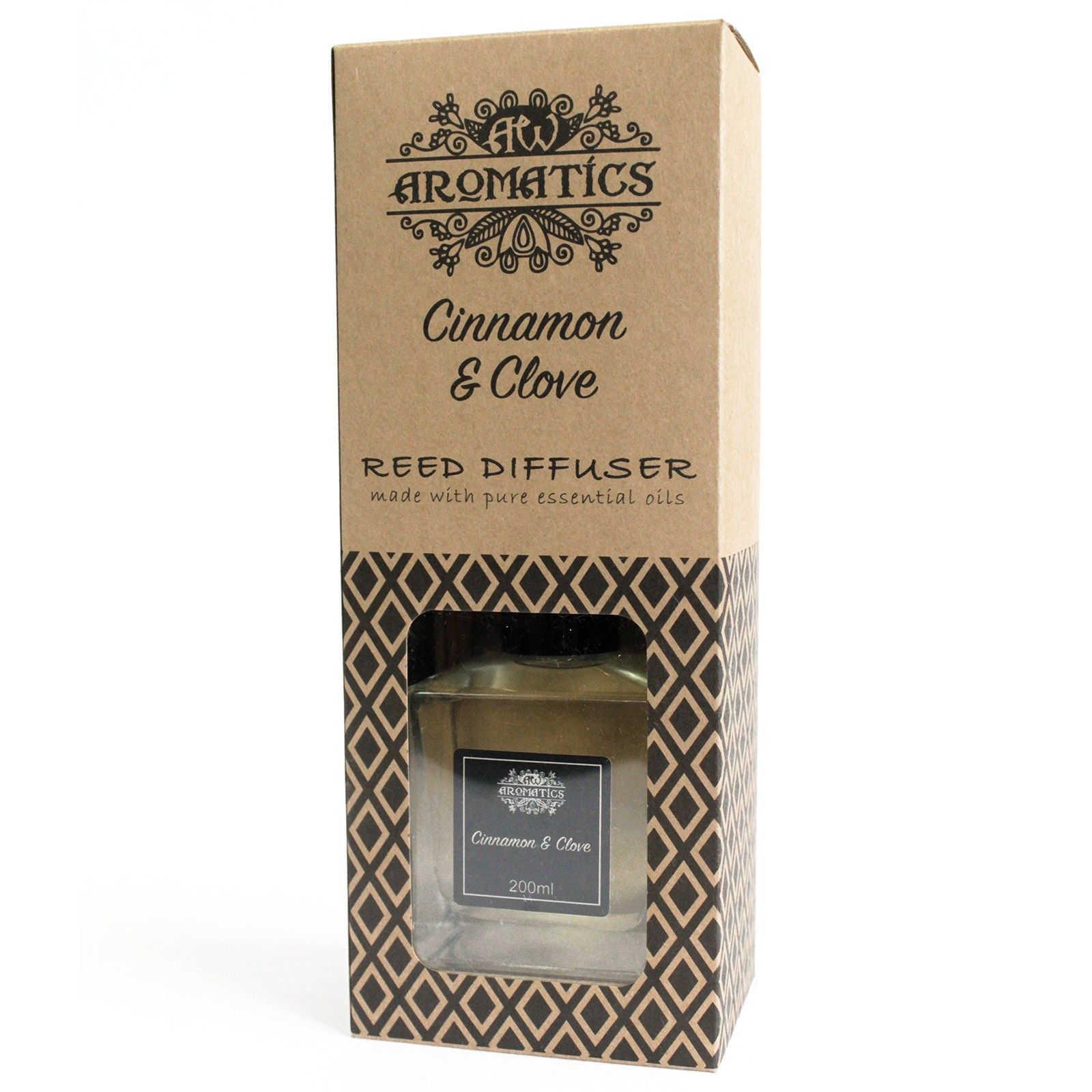200ml Cinnamon & Clove Essential Oil Reed Diffuser - Image 2