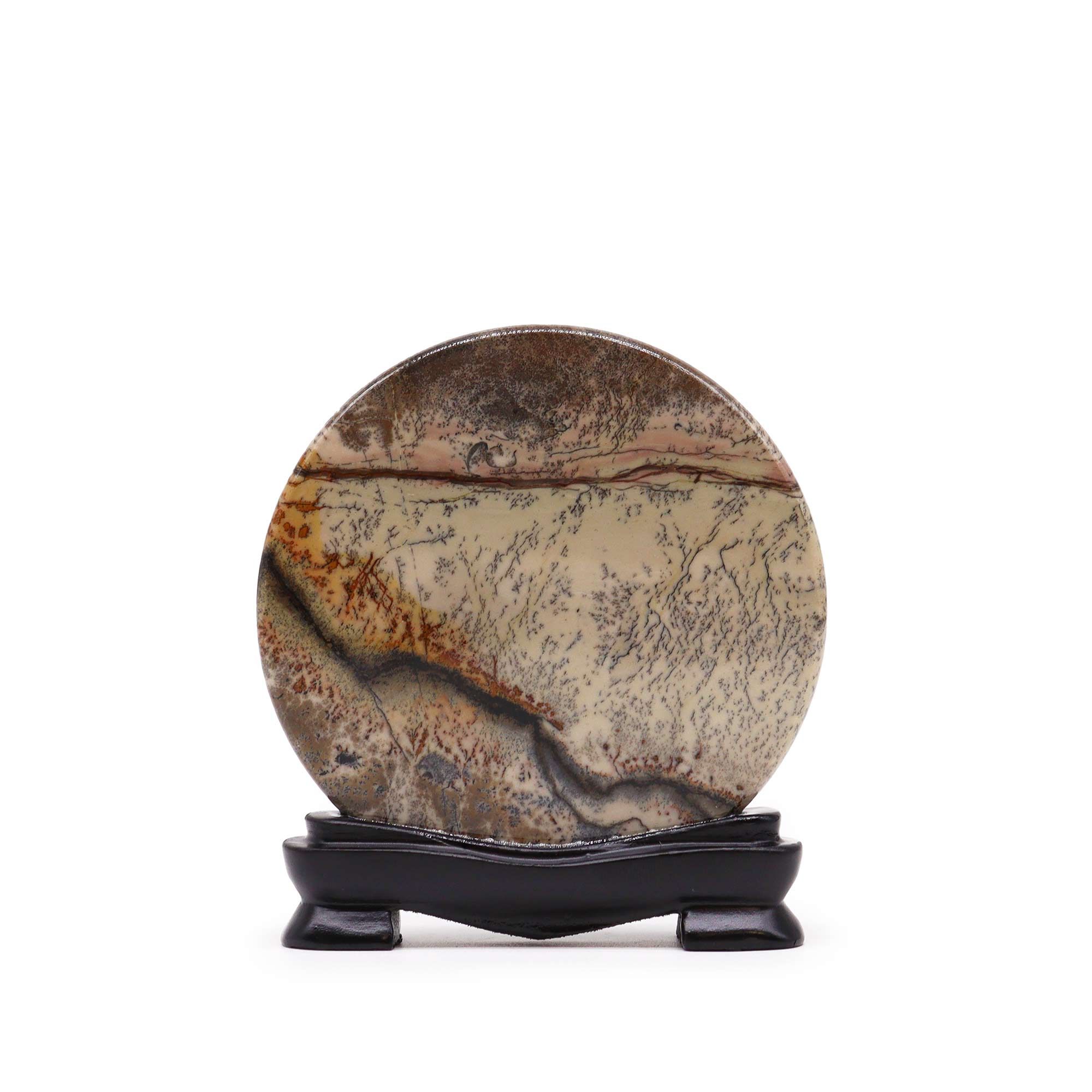 Guohua Picture Stones - Disc - 100mm (approx 140gm) - Image 2