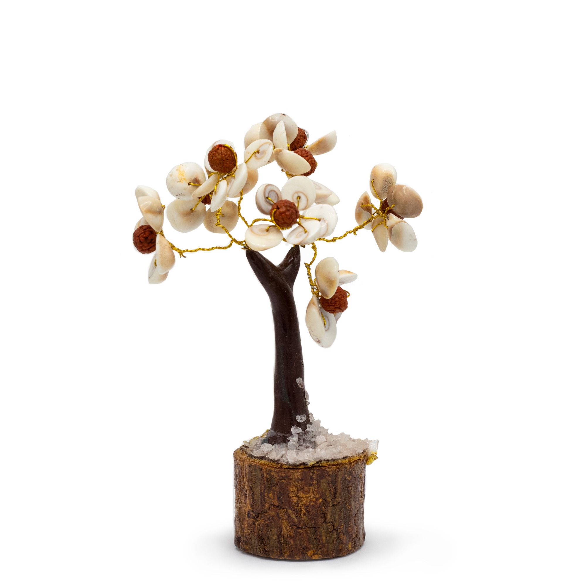 Med Gomati Chakra Circle Stone Trees with Rudraksha - (45 stones) - Image 3