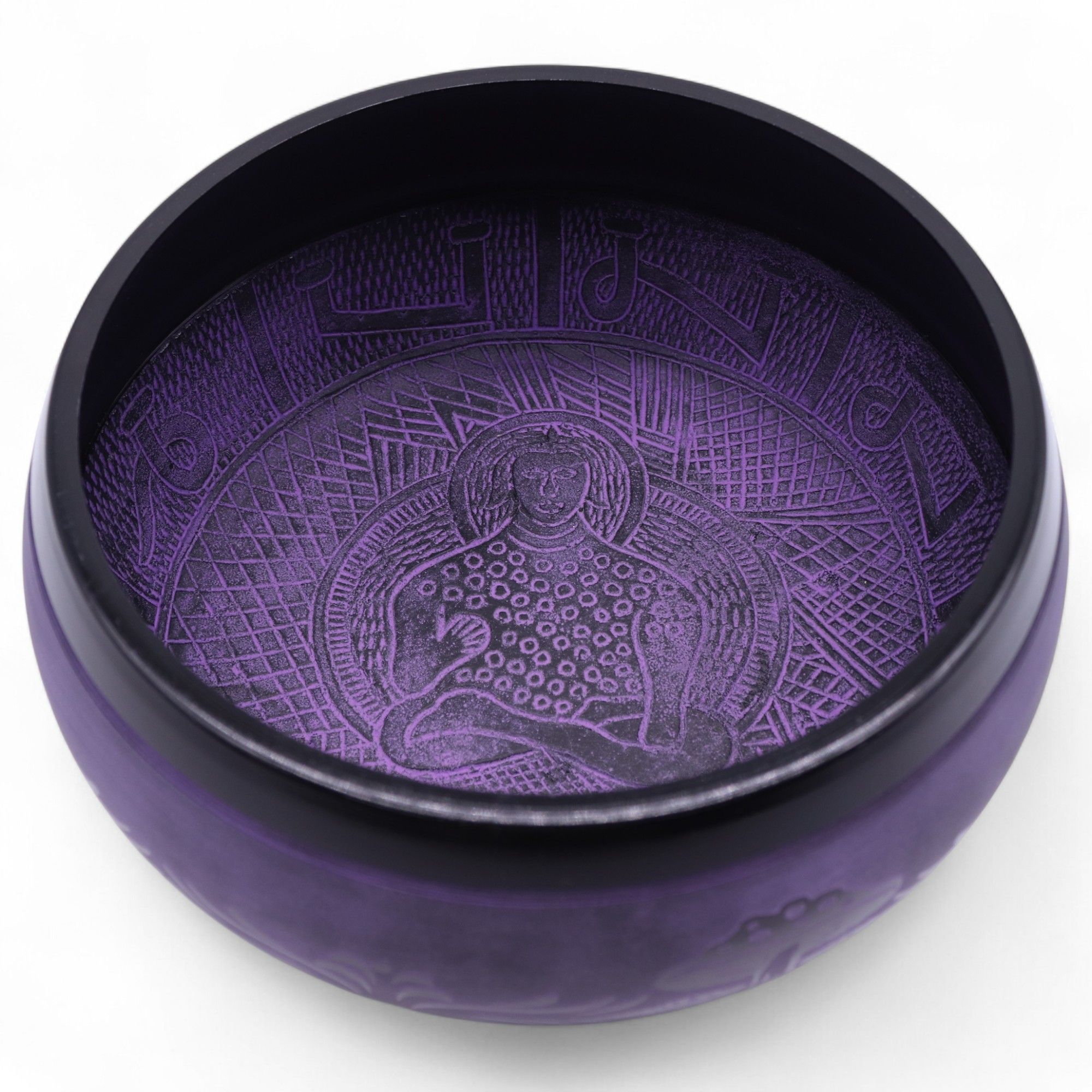 Extra Loud - Mushroom Singing Bowl - Purple Haze (23x10.5cm, 1.3kg) - Image 8
