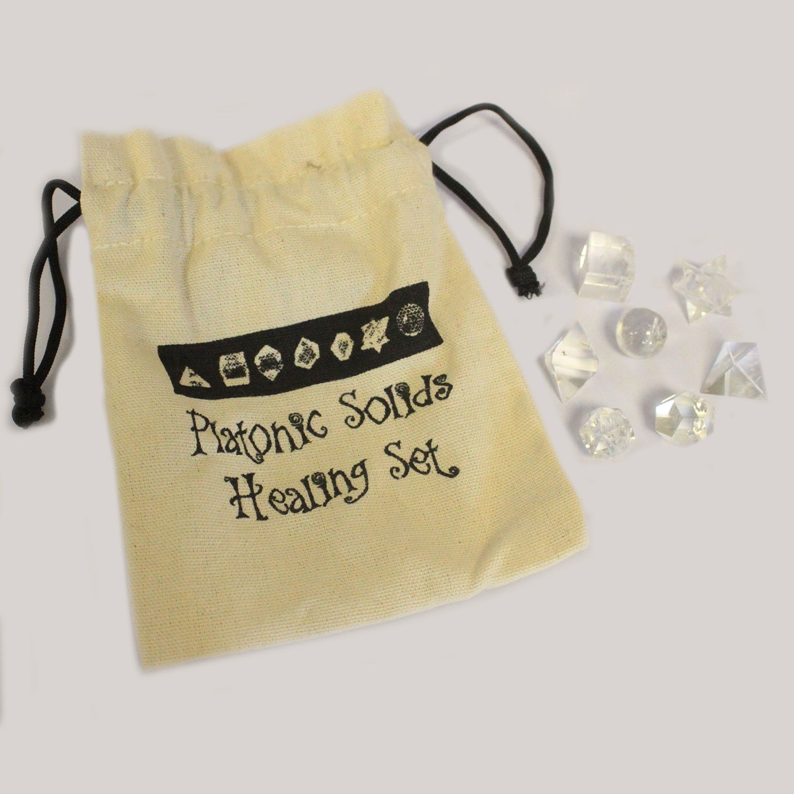Geometric Seven Piece Crystal Set - Image 2