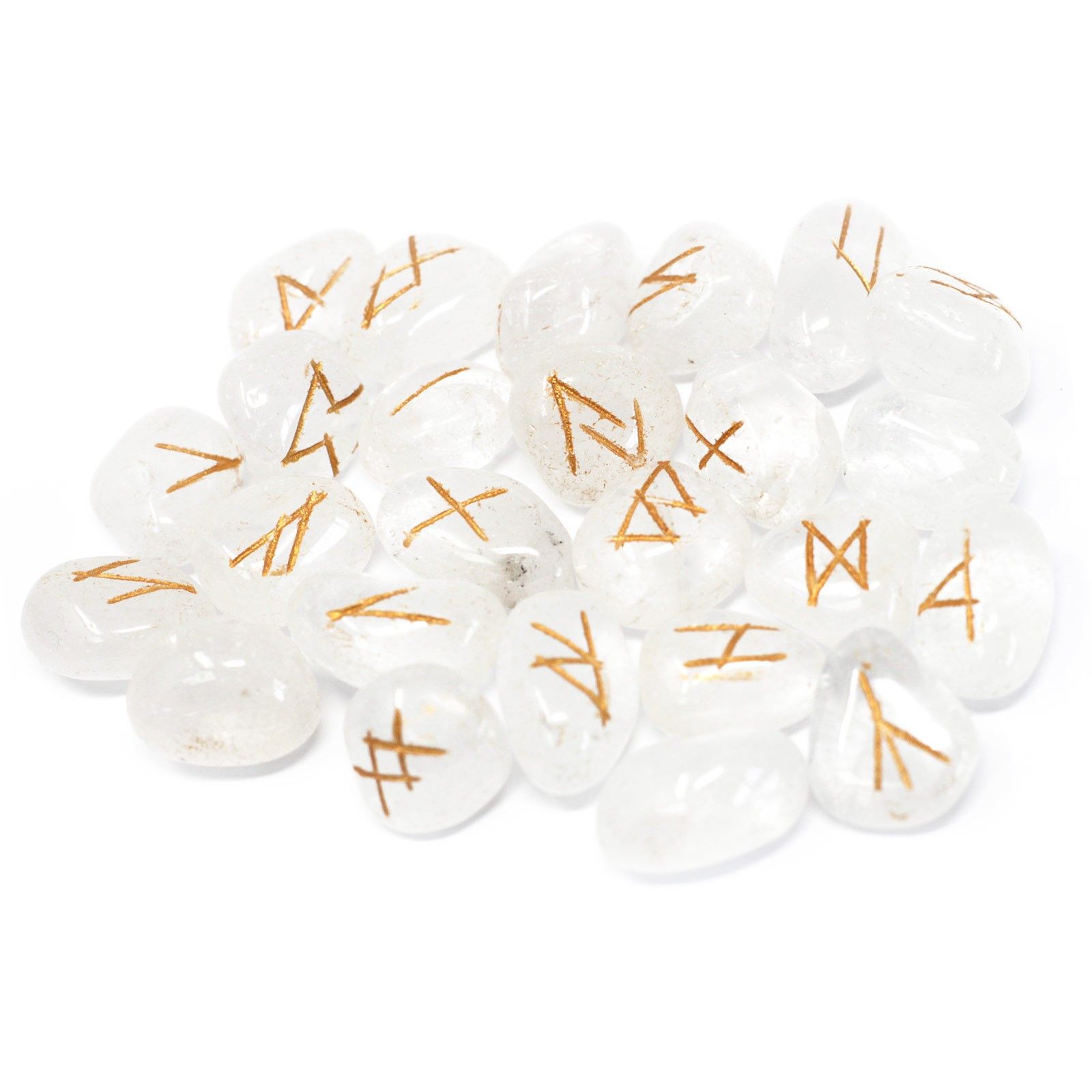 Indian Runes in Pouch - Crystal - Image 2