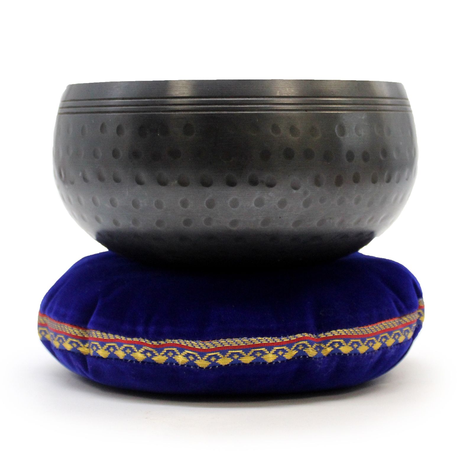 Singing Bowl Velvet Cushion - 16cm - Image 7