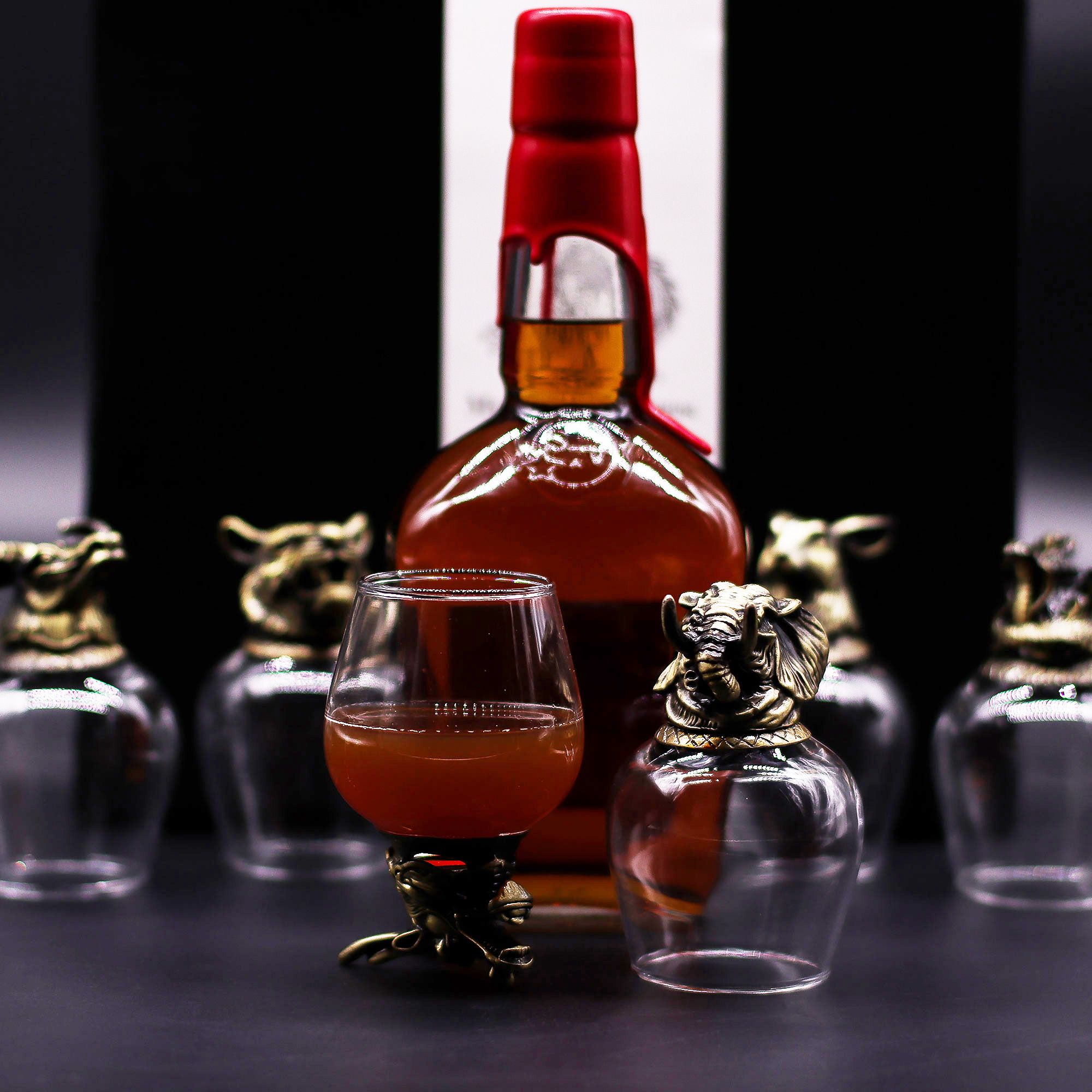 Gift Set of 6 Glasses (100ml) - Mystical Creatures - Antique Bronze - Image 10
