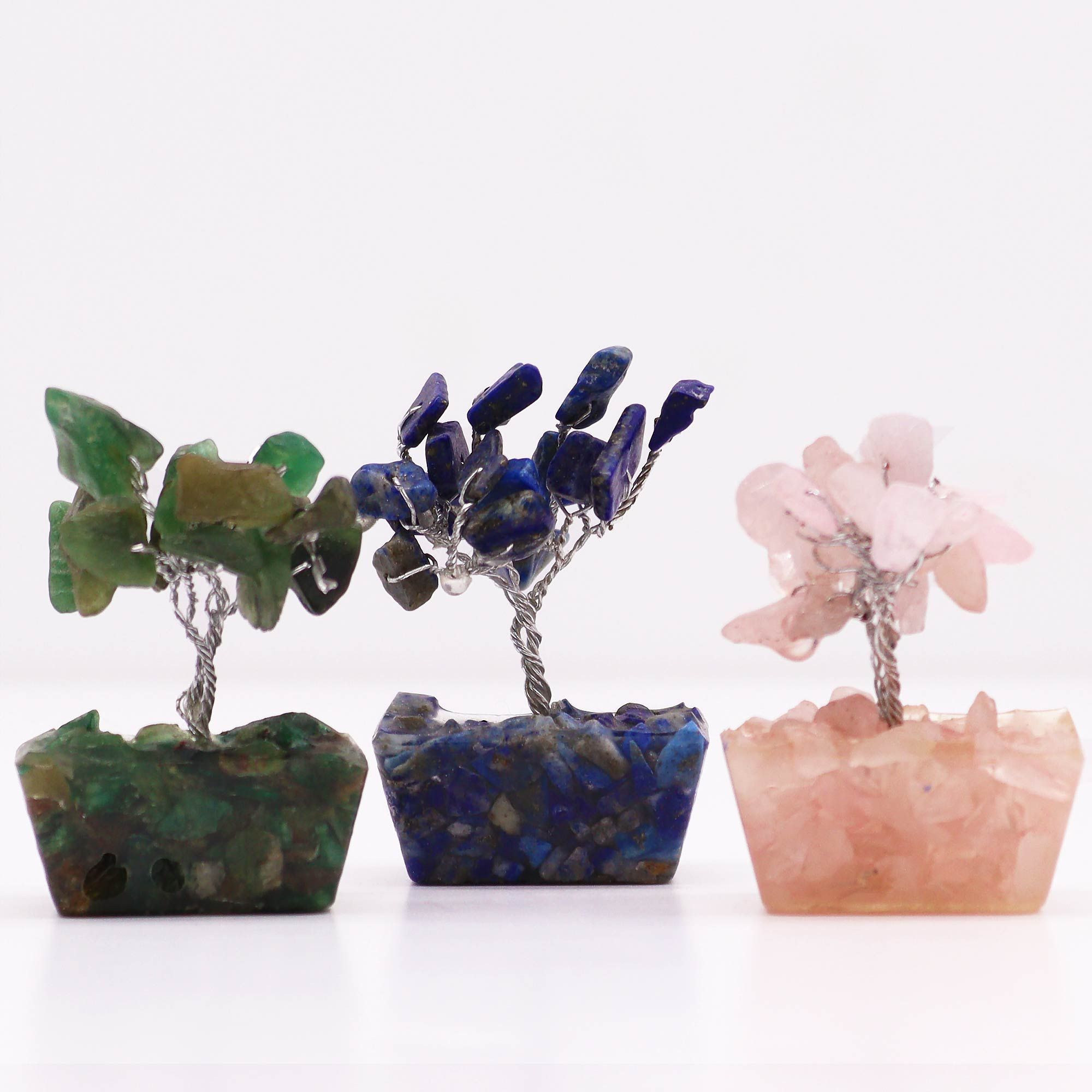 Box of 12 Mini Gemstone Trees On Orgonite Base - Assorted Mix (15 stones) - Image 6