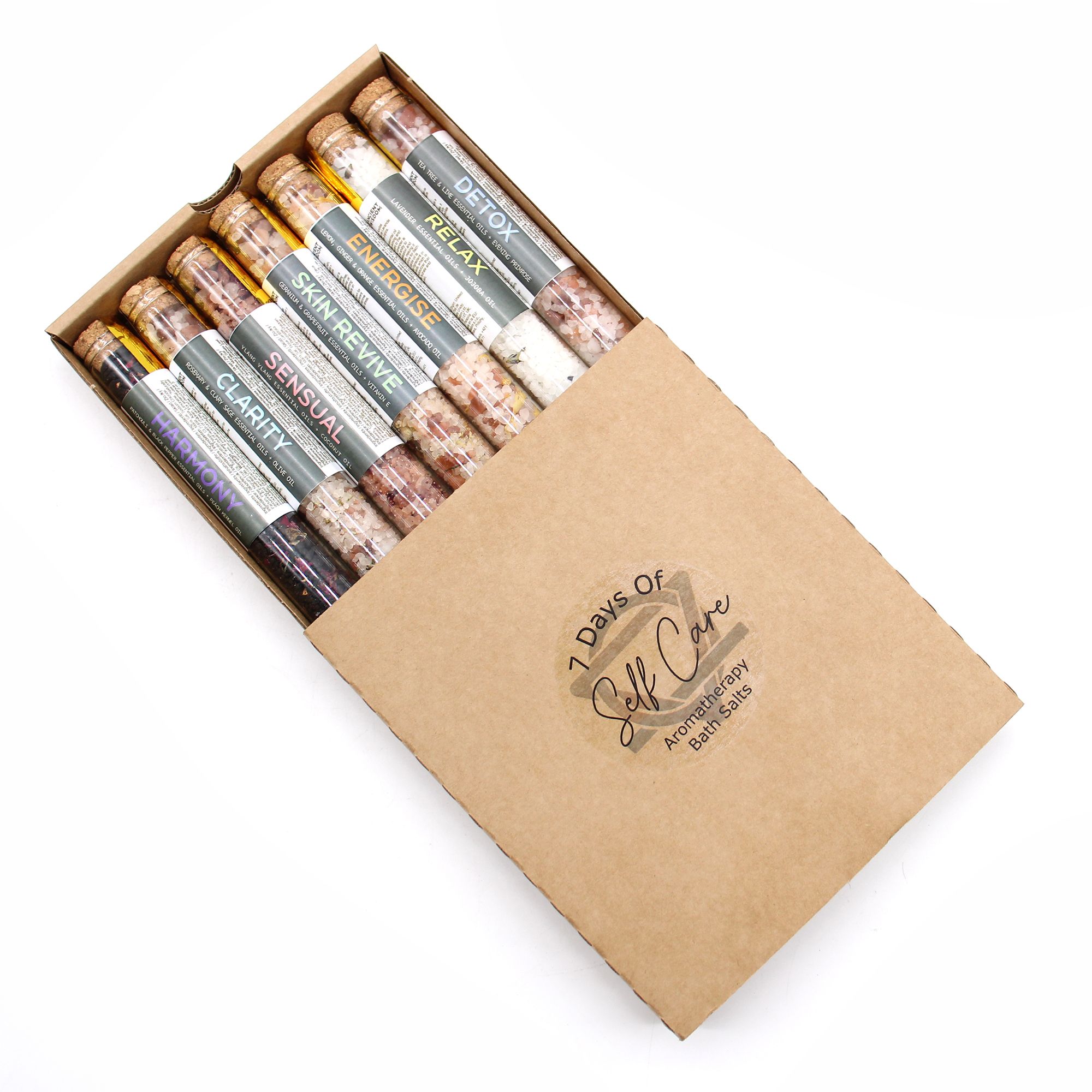 Bath Salts in Vials - Gift Pack of 7 - Image 2