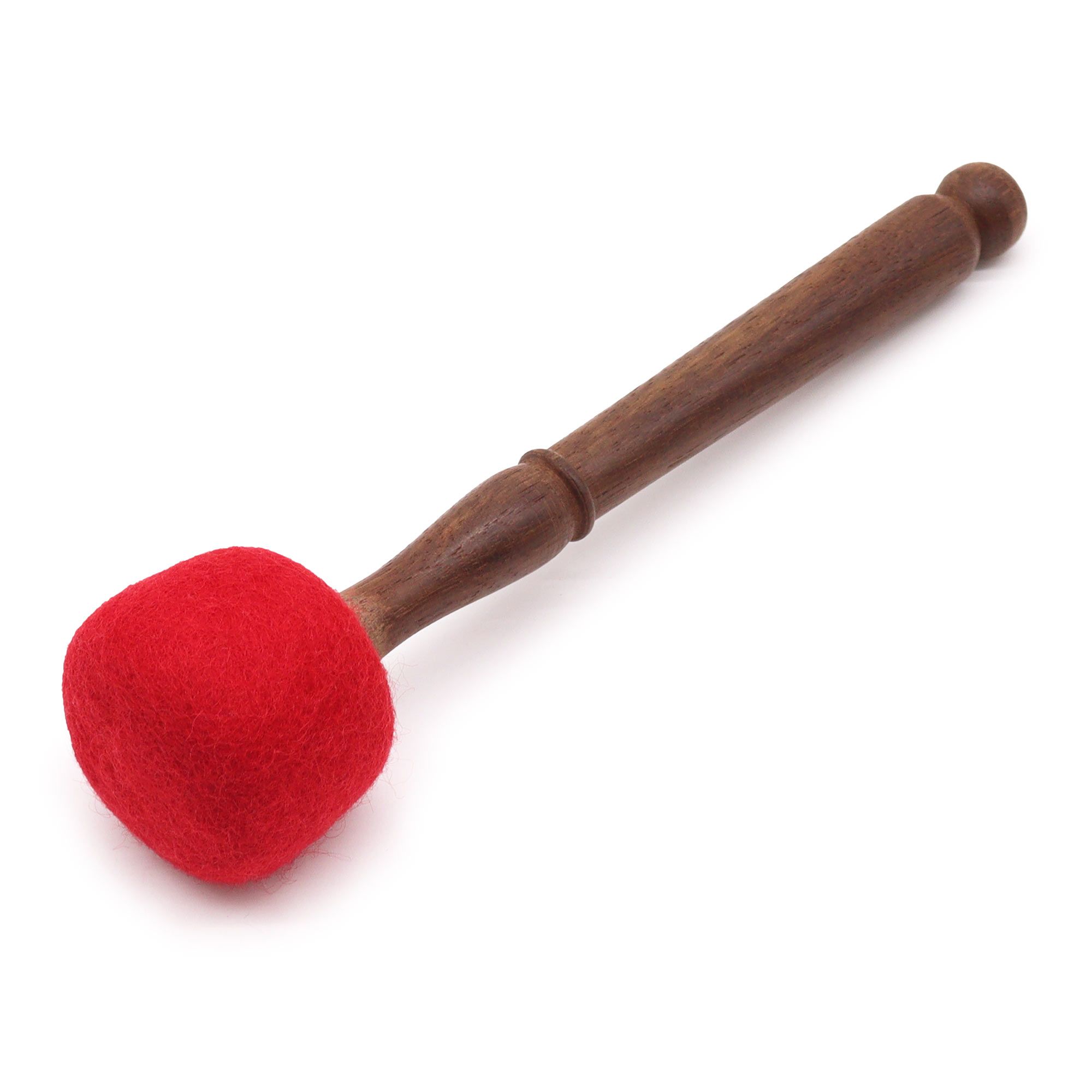 Large Felted Gong Stick - 23cm - Image 2