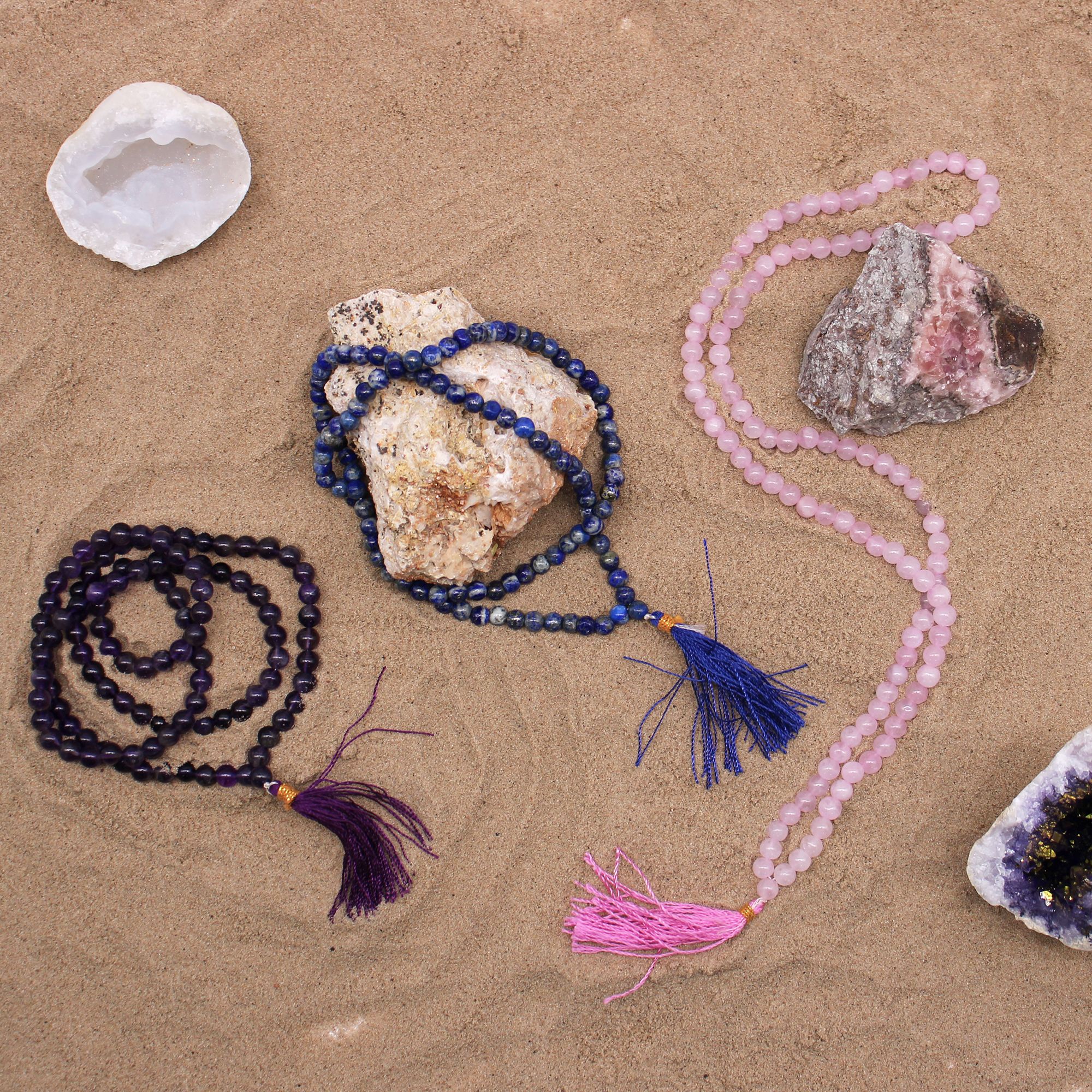 108 Bead Mala - Amethyst - Image 3