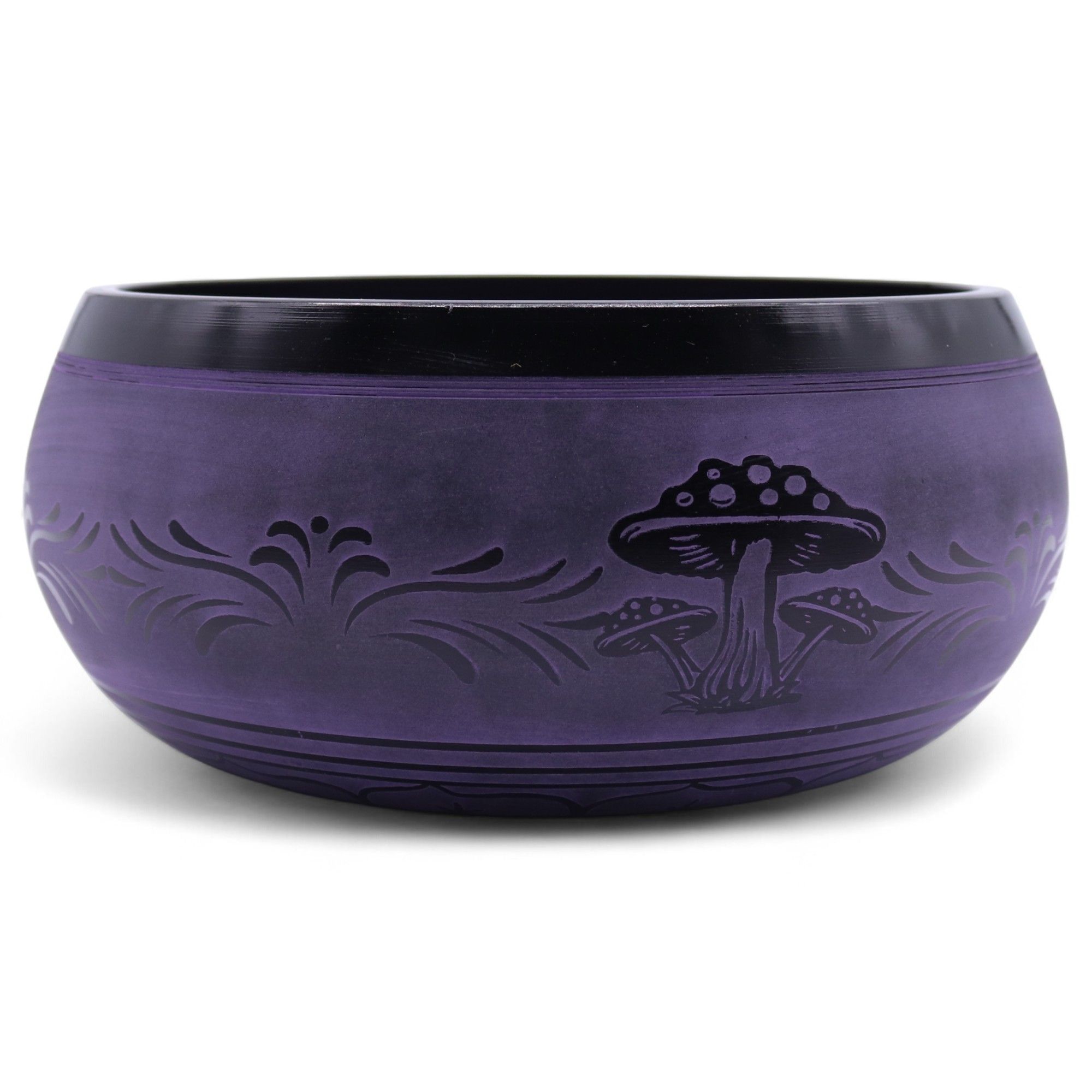 Extra Loud - Mushroom Singing Bowl - Purple Haze (23x10.5cm, 1.3kg) - Image 2
