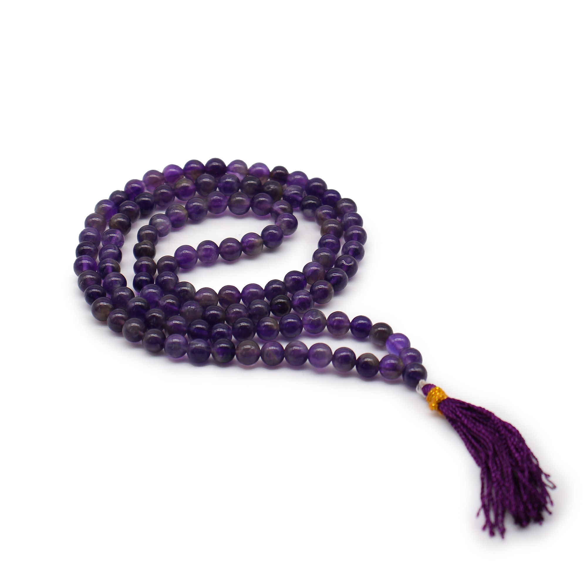 108 Bead Mala - Amethyst - Image 6