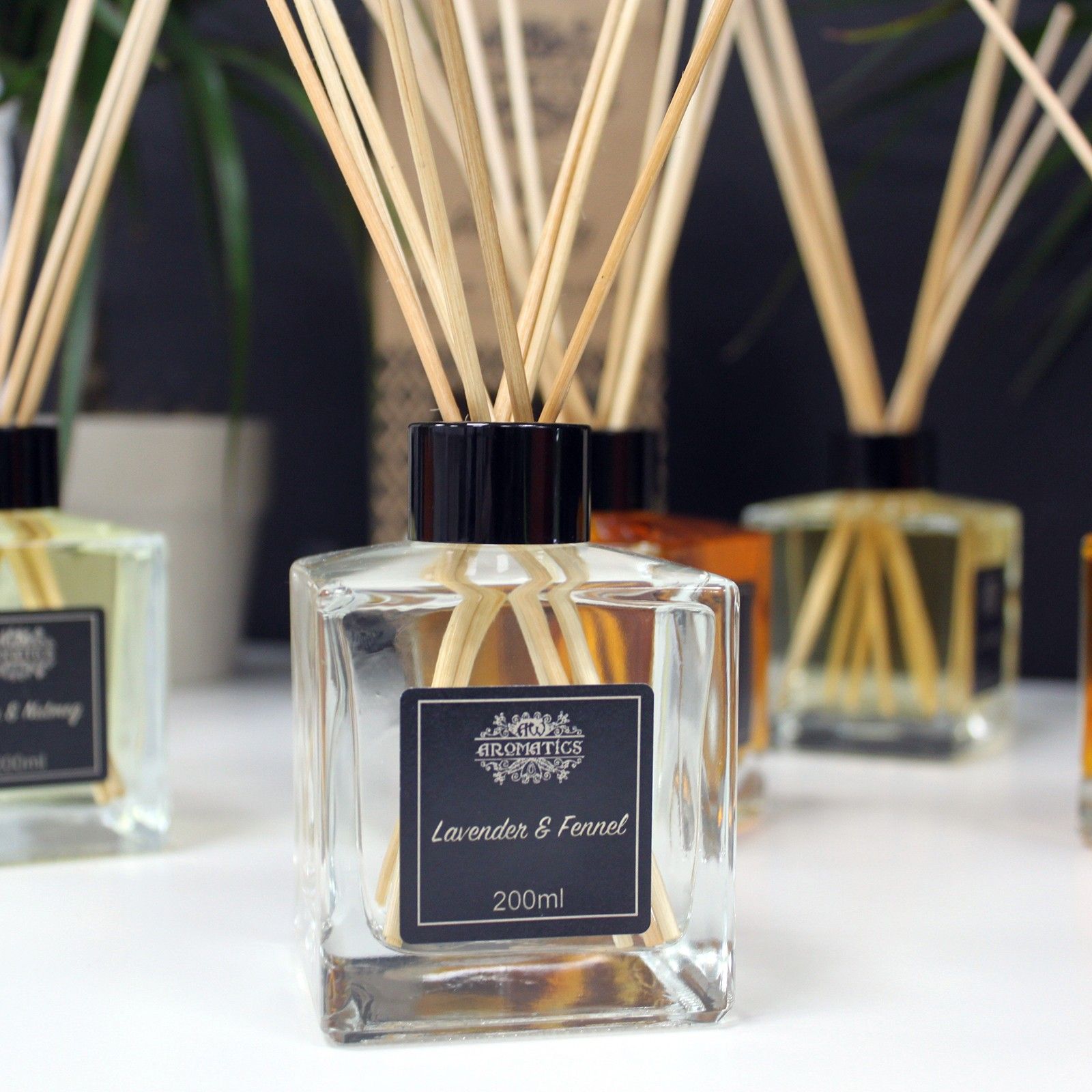 200ml Lavender & Fennel Essential Oil Reed Diffuser - Image 4