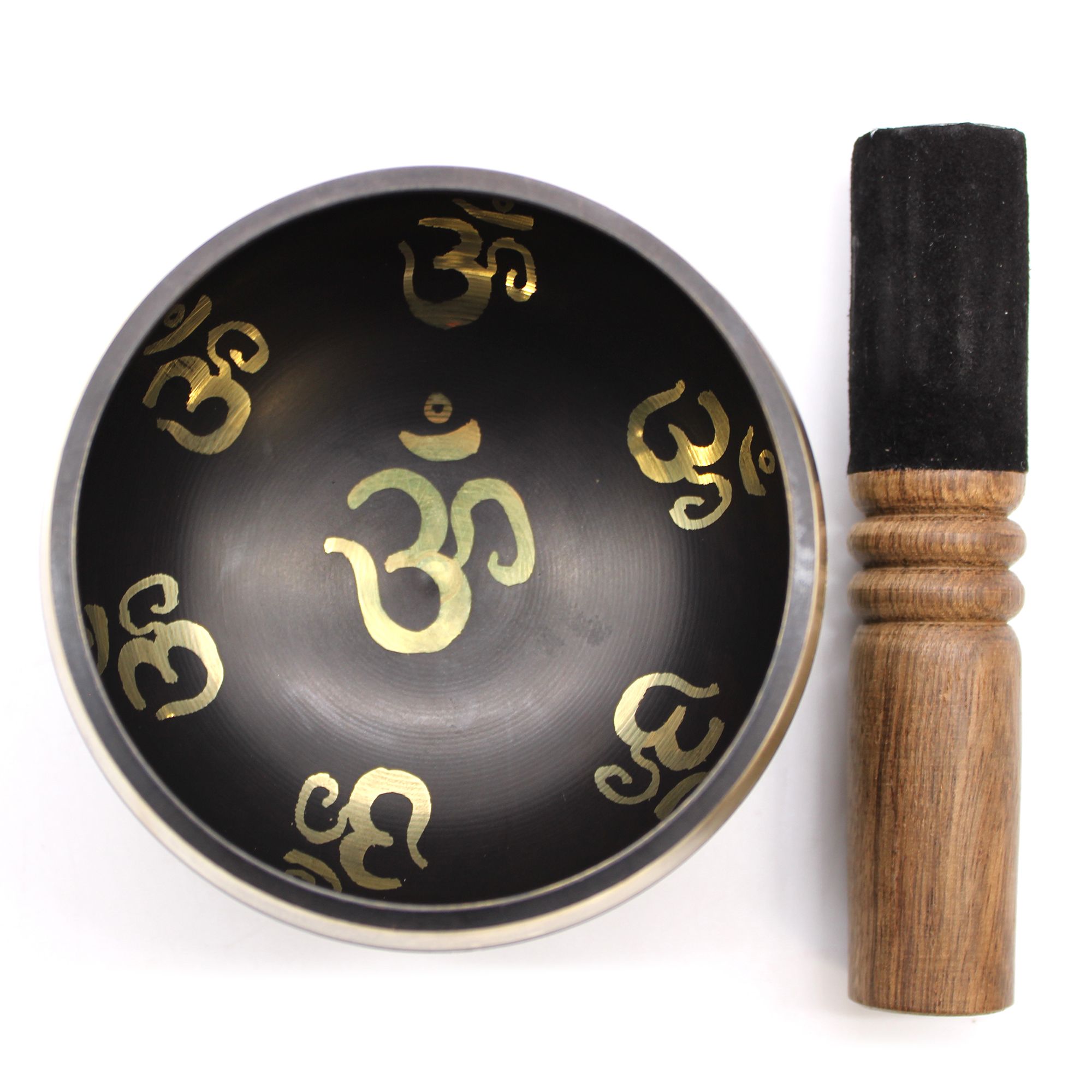 Yoga Om Singing Bowl Set - Image 6