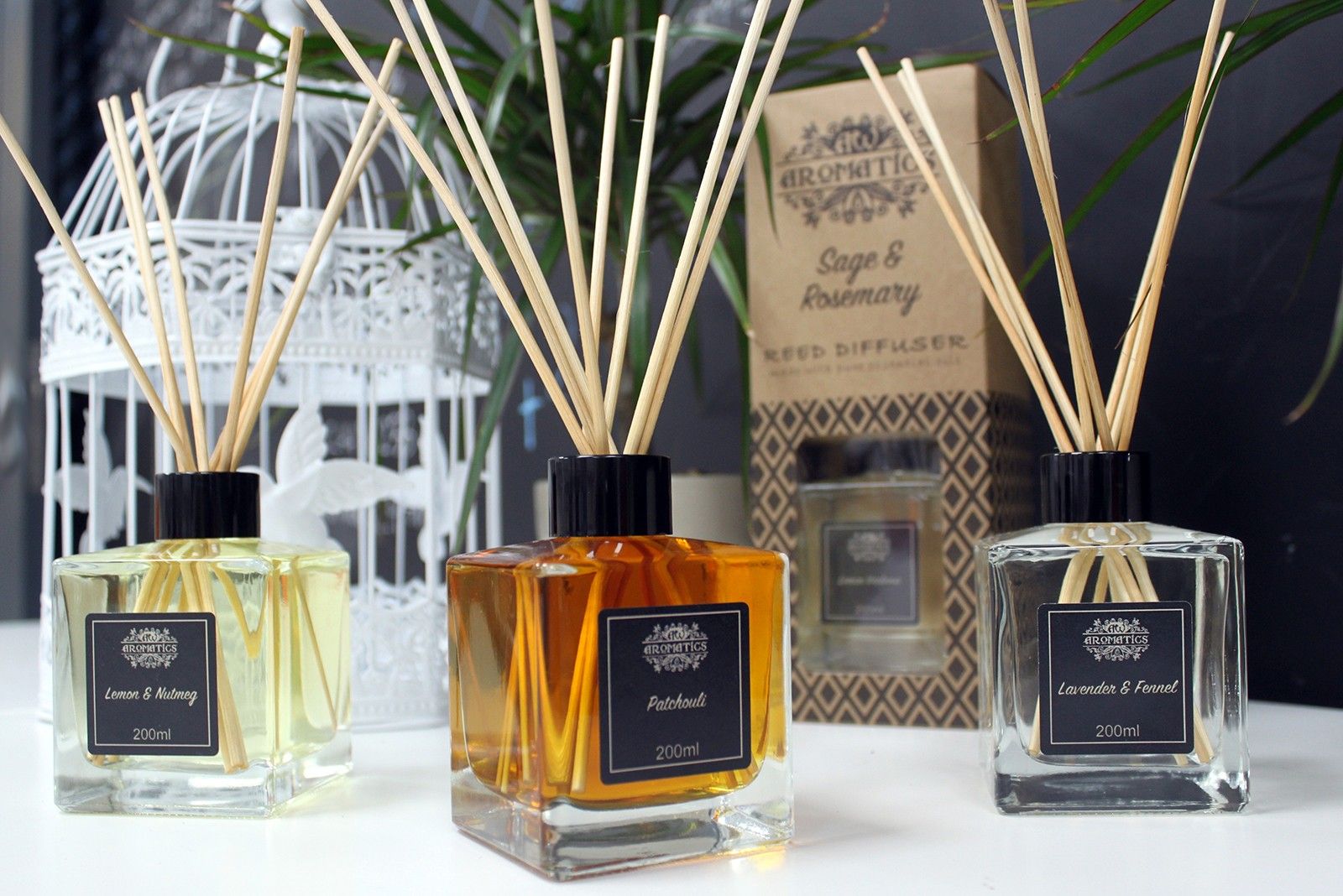 200ml Lavender & Fennel Essential Oil Reed Diffuser - Image 2