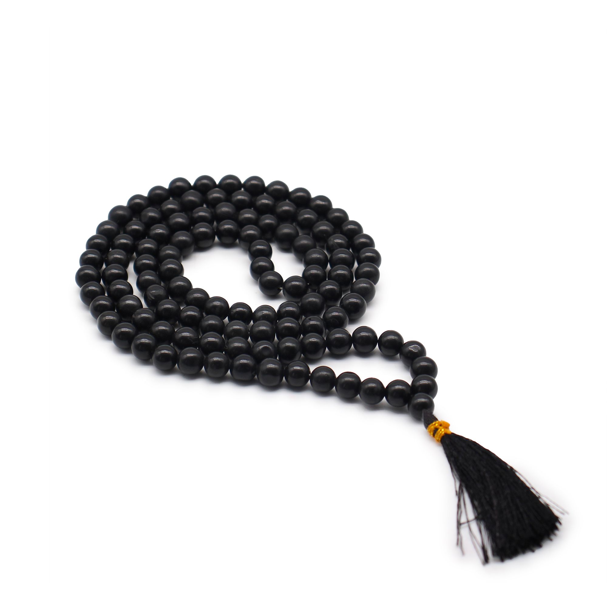 108 Bead Mala - Black Agate - Image 2